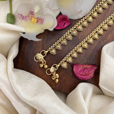 Vriksham Gold Look Alike Bridal Anklets-Triangle-G17809